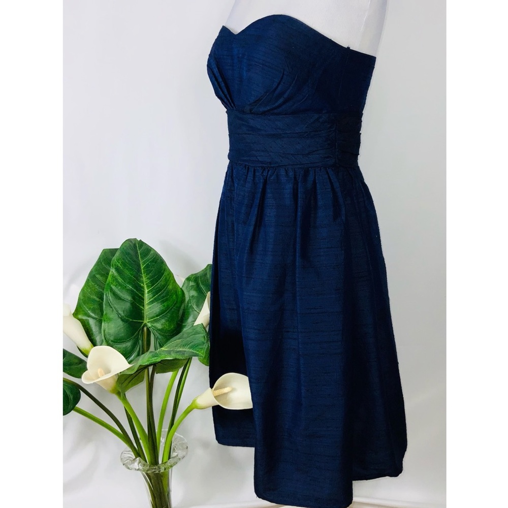 Eliza J Formal Sapphire Mini Strapless Dress Special Occasions Size 6